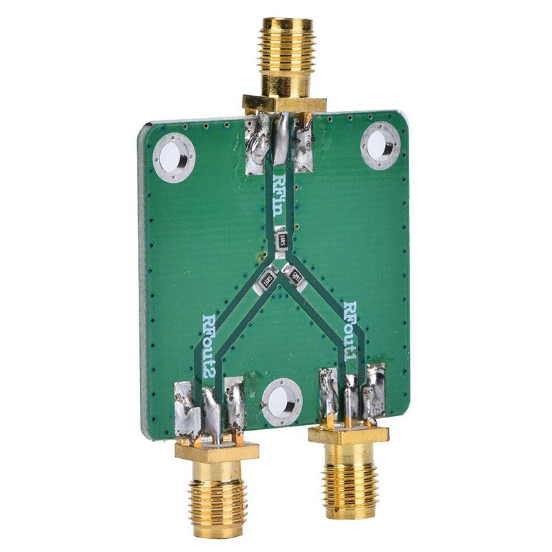 Shipenophy Resistance Power Splitter Power Supply SMA-K Connector 1-2 RF