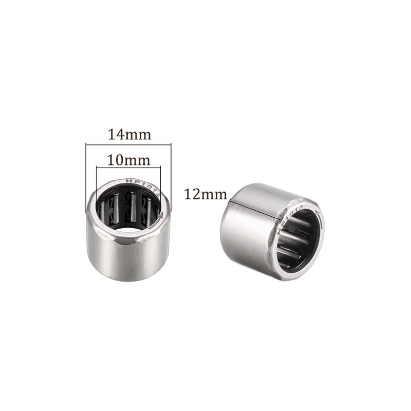 Kozelo 5pcs HF1012 Needle Roller Bearing 10mm x 14mm x