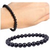Veraly Brazalete Cuentas Obsidiana Tobillera Pulsera Para Piernas F