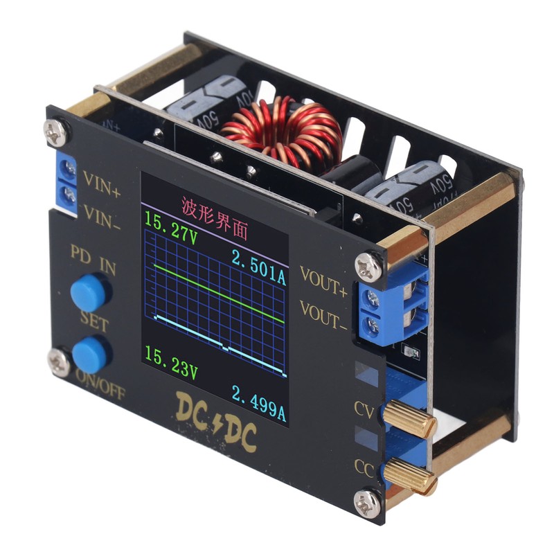 DC Buck Boost Converter Adjustable Voltage CC CV Power Supply