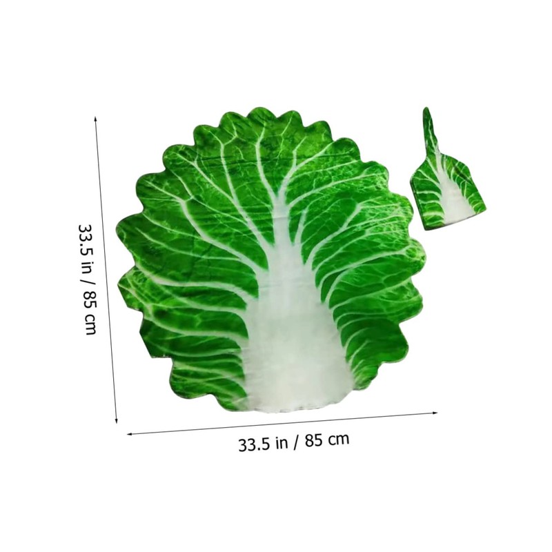 KOMBIUDA Cabbage Wrap Children's Hat Kit Blanket Set for Newborn