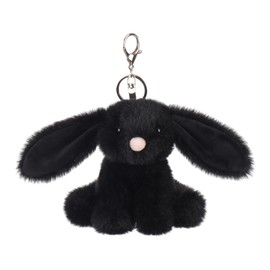 Apricot Lamb Cute Toys Plush key black vid bunny Stuffed Animal Soft Keychain for Kids Bag, Purse, Backpack, Handbag 4.7 Inches