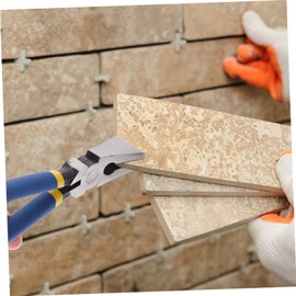 SEWACC Convenient Multi Function Glass Pliers Durable Household Tool for Cutting Glass Tiles and Ceramics Labor Saving Design for Easy Use Random Color