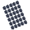 30pcs Metal Cord Lock End Toggle Double Hole Spring Stopper