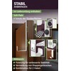 4smile Door Hooks for Hanging, Set of 10, Colour White,