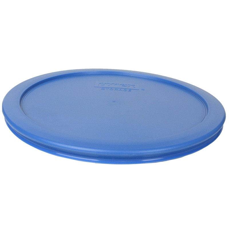 Pyrex 7402-PC 6/7 Cup Marine Blue Round Plastic Food Storage
