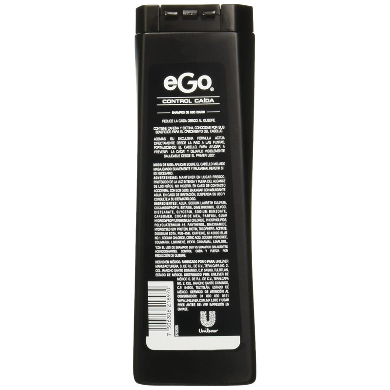 EGO FOR MEN Shampoo Control Caida 2 en 1 400ml