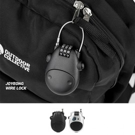 Anti-Theft Character Password Wire Lock for Lockers & Bicycles Silver