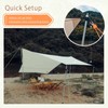 Hikeman Camping Rope with Ratchet Pulley,Quick Setup Outdoor Guy Lines