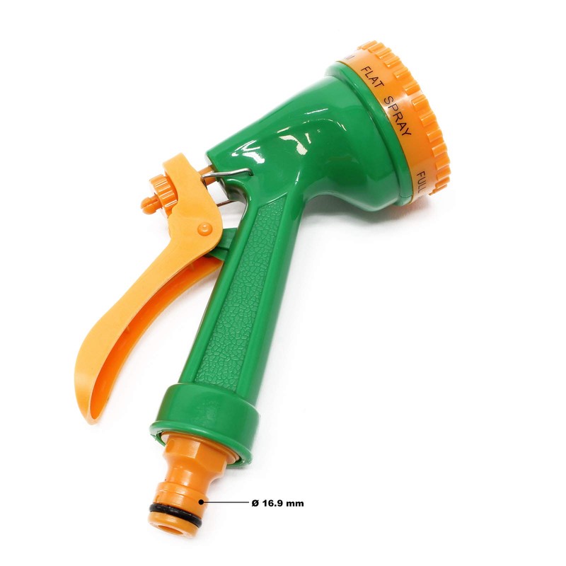 Wiltec Garden Hose Spiral Hose 15 m Flexible Irrigation Hose