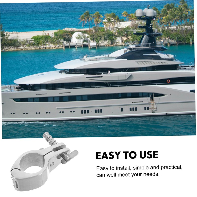 WHAMVOX 2pcs Grade Stainless Steel Bimini Top Jaw Slide Clamp