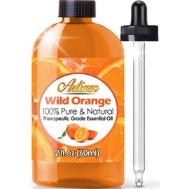 Artizen Wild Orange Essential Oil (100% Pure & Natural - Undiluted) Therapeutic Grade - Huge 2oz Bottle - Perfect for Aromatherapy, Relaxation, Skin Therapy & More!