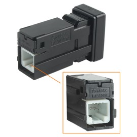 GoaMotors Aux Jack Port, Aux Port Auxiliary Input Jack Fit for Toyota Corolla Tacoma Tundra, Stereo Adapter Assembly, Replace 86190 02010, 86190-02010