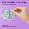 1 x Square MDF Fridge Magnet - Cute UK Map