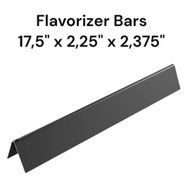 SWDW Flavorizer Bars 17.5" x 2.25" x 2.375", 5 Pack Porcelain-enameled Steel Grill Burner Covers, Grill Plate Replacement for Weber Most Genesis 300 Series (Front Mounted Controls) Gas Grill Parts