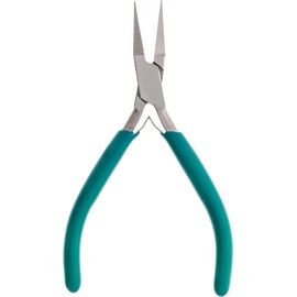 Teal Slimline Plier, Flat Nose Pliers, 4-1/2 Inch | PLR-255.05