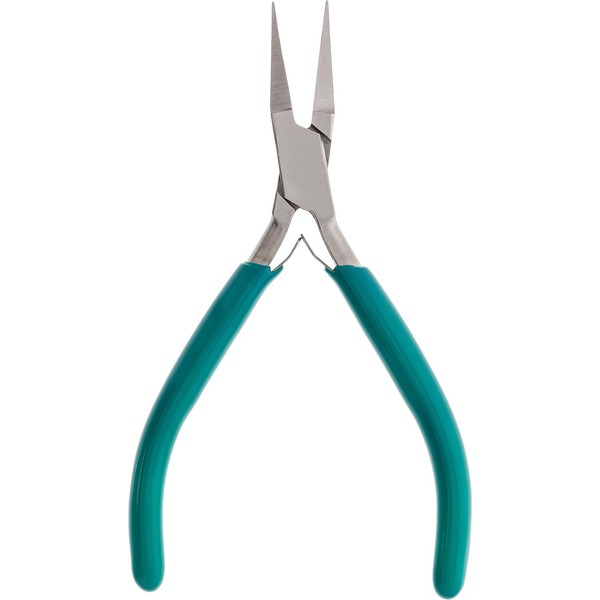Teal Slimline Plier, Flat Nose Pliers, 4-1/2 Inch | PLR-255.05