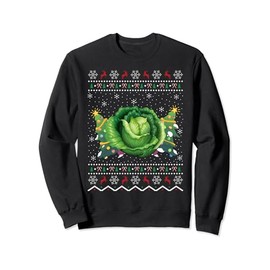 Kohlliebhaber Xmas Sweater Ugly Santa Kohl Christmas Sweatshirt, black