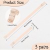 KALIONE 3 Pairs Bra Strap Replacement Women's Convertible Bra Straps,