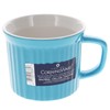 Corningware 20oz Pool Blue Round Soup Meal Mug - 4