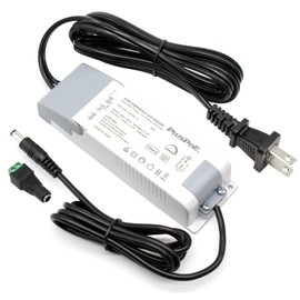 PLUSPOE 20 Watt Dimmable Driver for LED Light Strips,110V AC to 12V DC Transformer, Compatible with Lutron and Leviton Switch Dimmer