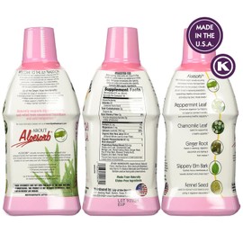 Lily Of The Desert Lily Of The Desert Stomach Formula, Organic Aloe Vera Juice with Slippery Elm, Chamomile, Peppermint, and Ginger for Gut Health, Acid Reflux, Heartburn Relief, 32 Oz (Pack of 2)