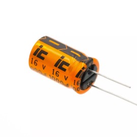 Illinois 1000uf 16v 105c Radial Aluminum Electrolytic Capacitor (8 Pack) Low ESR
