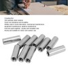 10Pcs Coupling Nut Female Thread Round Rod Connector 304 Stainless