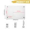 CD Frame Display Case 21*14.5cm Solid Acrylic CD Double Display