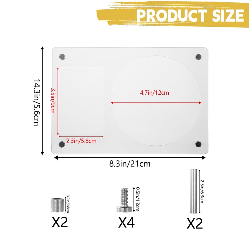 CD Frame Display Case 21*14.5cm Solid Acrylic CD Double Display