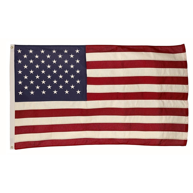Valley Forge, American Flag, Cotton, 3' x 5', 100% Made