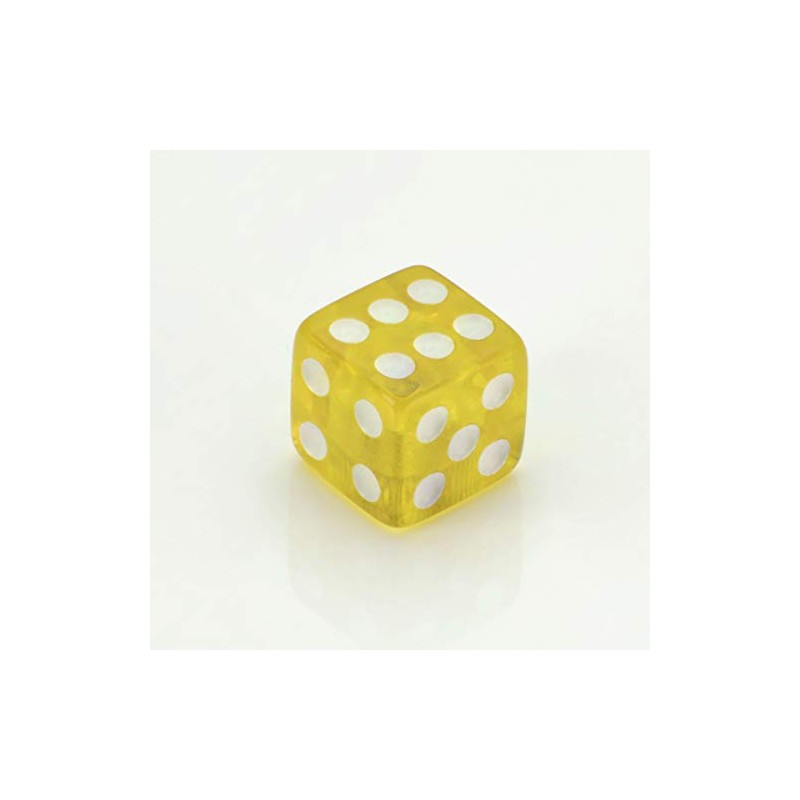 LST 4 x Valve Caps Tyre Valve Cap Cube Yellow