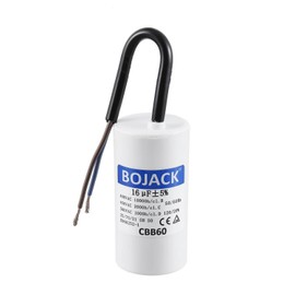 BOJACK CBB60 16uF 450V 50/60HZ Starting Capacitor, SH Motor Operating Capacitor, AC Motor Capacitor, with Wire