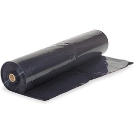 Farm Plastic Supply - Crawl Space Vapor Barrier - 10 Mil - Black Vapor Barrier, Thick Plastic Sheeting, Heavy Duty Polyethylene Film, Drop Cloth Covering for Crawlspace, Basement (15' x 100')