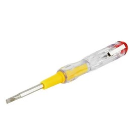 Yellow Intelligent Voltage Tester Pen Contact Voltage Tester Screwdriver Induction Power Detector Pen Electric Test Pen Screwdriver AC 100-500V Electrical