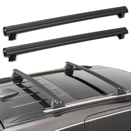 SCITOO Roof Rack Crossbar for 2011-2021 Jeep Grand Cherokee with Grooved Side Rails 2 pcs Aluminum Alloy Roof Top Cross Bar Set Rock Rack Rail(Only Fits with OEM Roof Rails)