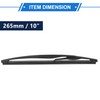 VekAuto 1 Set Rear Windshield Wiper Blade Arm Set Compatible