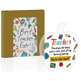 Teacher Gifts Thank You Gift Teacher Present Christmas Cmas Acrylic Bright Colour Apple Ornament ThankYou Gift For Men For Women For Him For Her