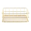 Atyhao Golden Iron Storage Basket Organizer Bin Baskets for HomeKitchen