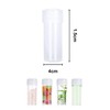 Rowwait 25Pcs 5 ml Plastic Sample Bottles Small Clear Storage