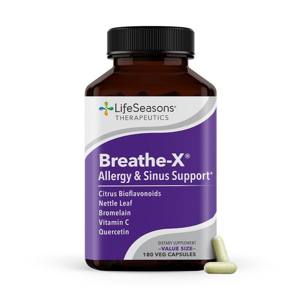 LifeSeasons LifeSeasons Breathe-X - Allergy & Sinus Relief Supplement -