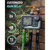 RAINPOINT 3‑Zone Water Timer, Brass Inlet & Outlet, 2027 Upgraded