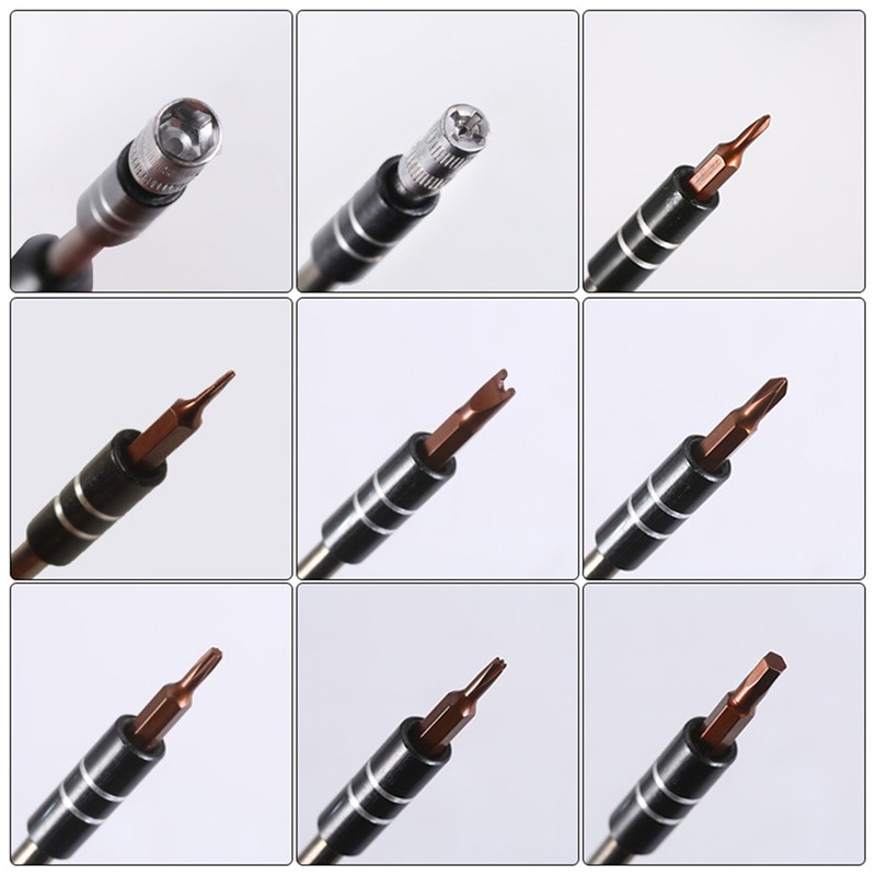 38 in 1 White Bit Screwdriver Socket Set High Hardness