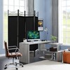 Giantex 4 Panel Room Divider Screen, 6 Ft Steel Frame