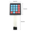 E-outstanding 4x4 Keypad 2PCS 16 Key Self Adhesive Membrane Matrix