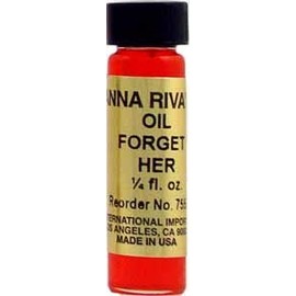 INDIO Anna Riva Oil-Forget HER 1/4oz~ for Anointing Candles, Charms & Altar Tools ~