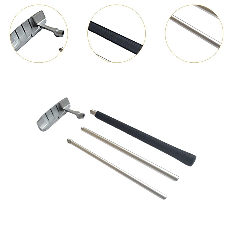 TISHITA Golf Putter Telescoping Golf Putter 3 Section Assembly Aluminum