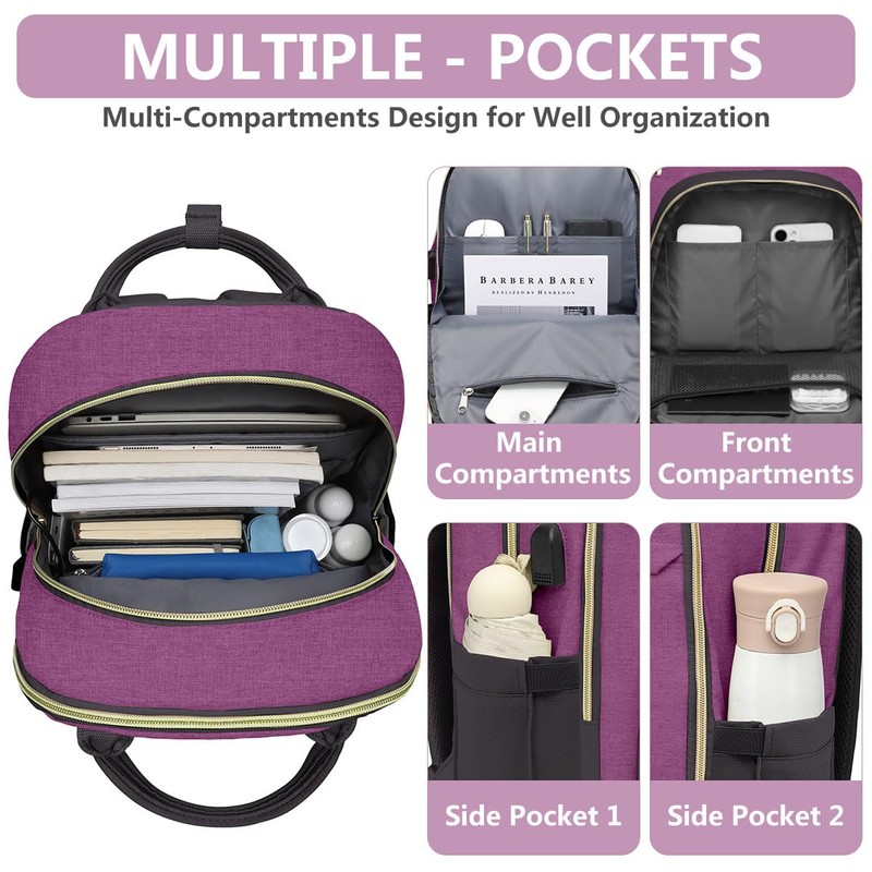Backpack for Women laptop Bag - Laptop Backpack with USB