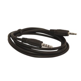YCS basics 3 Foot 2.5mm Male to 3.5 Male 4 Conductor Audio Cable