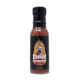 Pack of one 8oz Bottle Stadium Hot Wing Sauce
